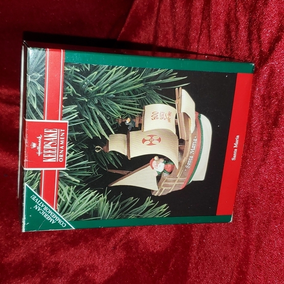 1992 Santa Maria Santa Clause on boat Christmas - Picture 1 of 10